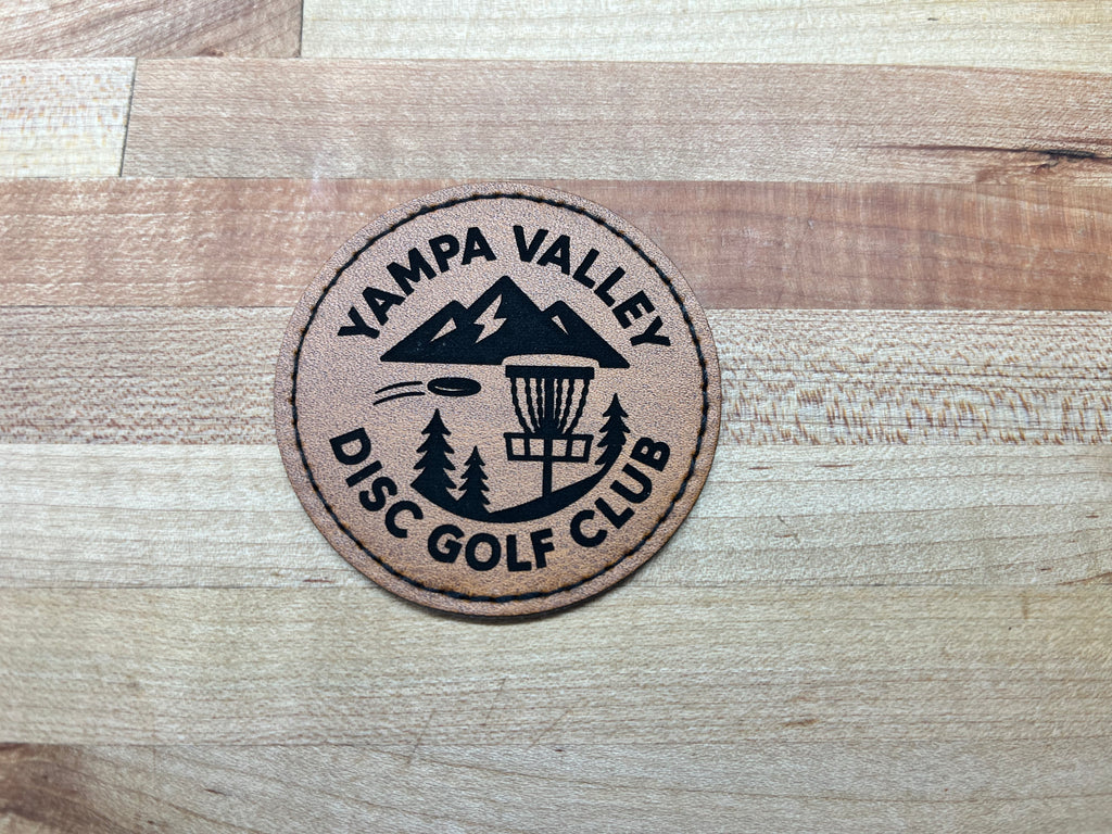 Custom Engraved Leatherette Patches
