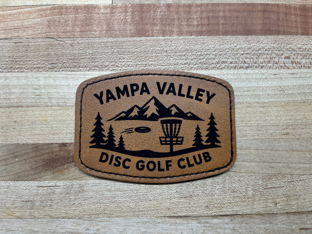 Custom Engraved Leatherette Patches