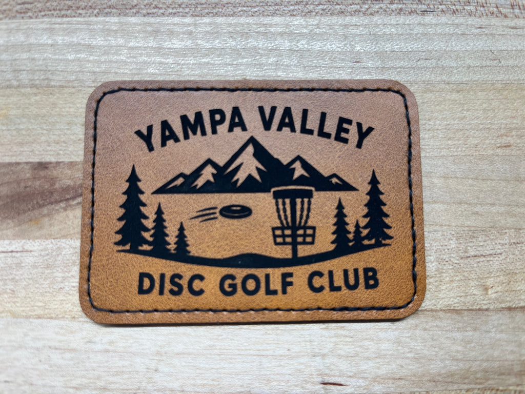 Custom Engraved Leatherette Patches